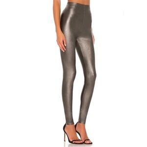Commando Faux Leather Leggings (Silver/Grey)